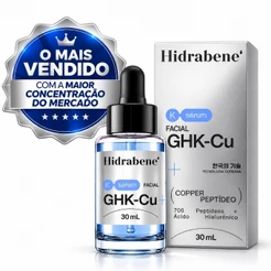 Hidrabene Sérum Facial GHK-Cu Peptídeo de Cobre – Firmeza e Densidade 700 Nano Peptídeos
