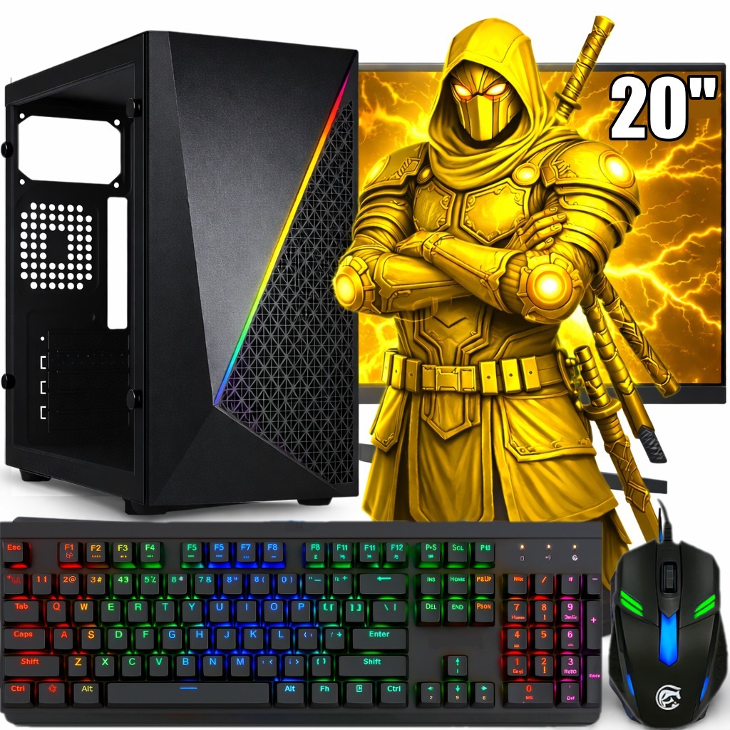 PC GAMER COMPLETO XEON E5 2680 V4, GEFORCE 4GB, 64GB DDR4, SSD 480GB