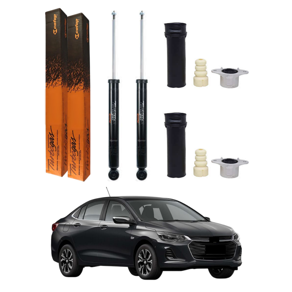 PAR AMORTECEDOR TRASEIRO NOVO ONIX PLUS 2020 A 2025 COFAP + KITS