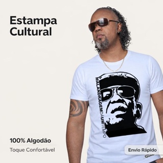 Camiseta Básica Unissex Bezerra da Silva 100% Algodão Estampa Samba e Pagode Música popular brasileira em Oferta na Shopee
