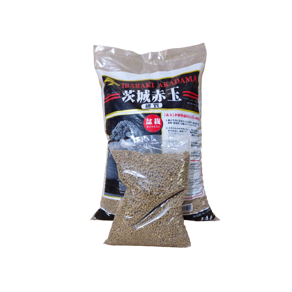 Akadama Ibaraki Duro 2 Litros (P) 2-6mm – Solo Japonês de Alta Qualidade