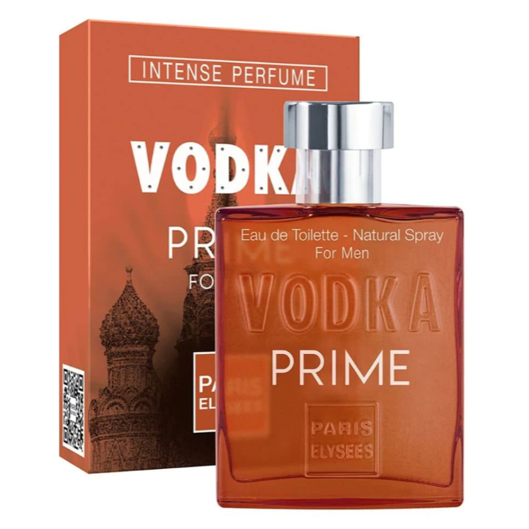 Perfume Vodka Prime Paris Elysees 100ml - Aromático Aquático e Elegância Masculina