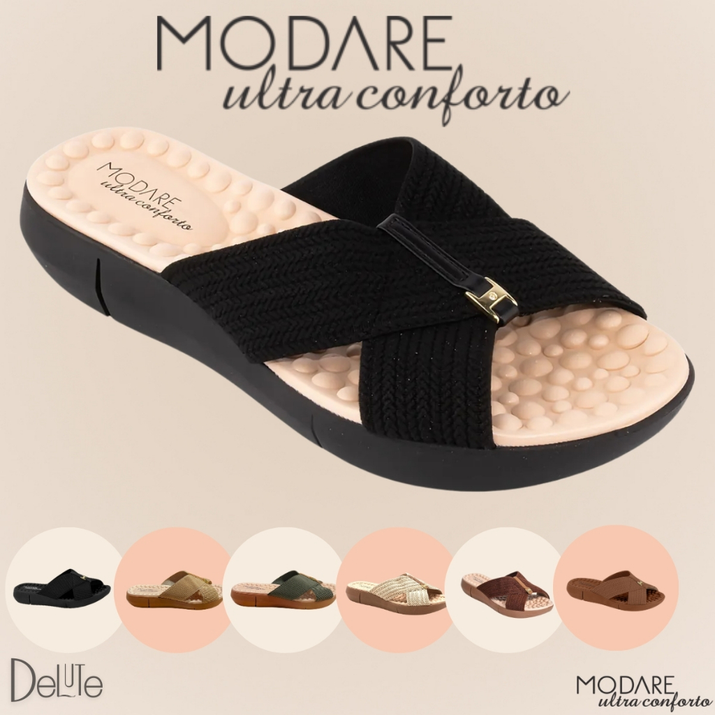 Chinelo Ortopédico Feminino Modare com Esferas Massageadoras Palmilha Reflex Sense Ultra Conforto em Oferta na Shopee