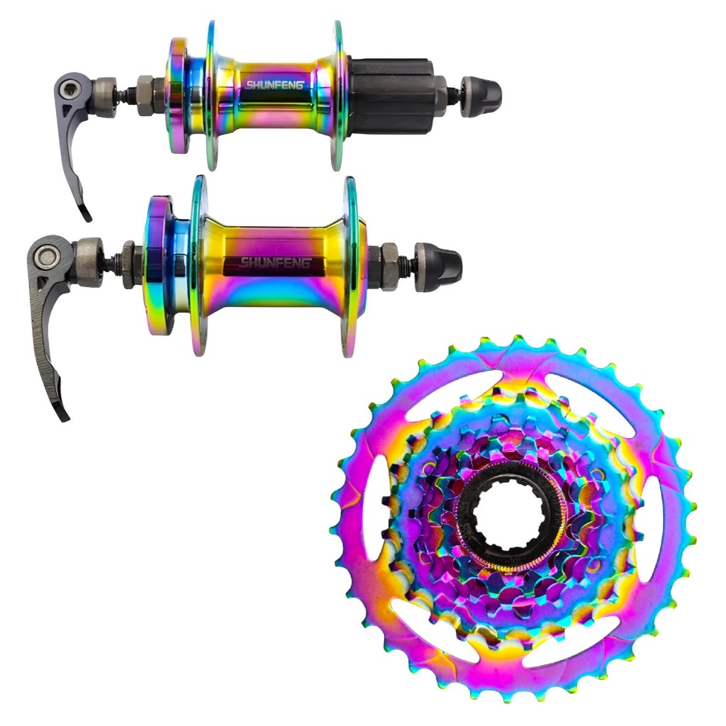 Kit Cubo K7 Camaleão + Cassete Camaleao 8v 11/34 Bike Bicicleta em Oferta na Shopee