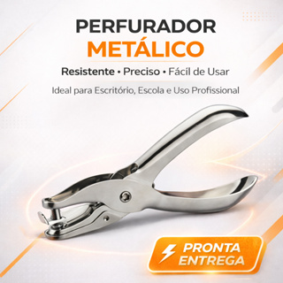 Perfurador de Papel - 1 furo 6,25mm P5432 em Oferta na Shopee