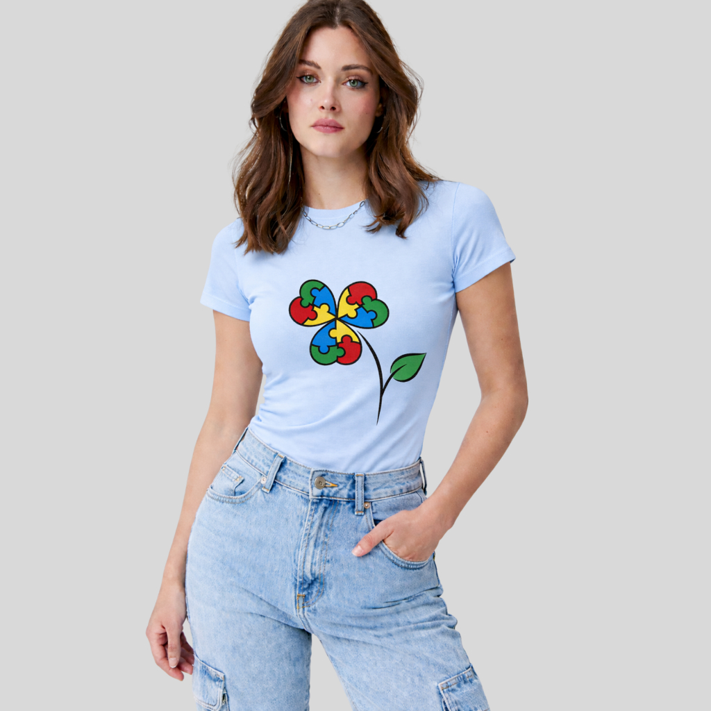 Blusa TShirt Autismo Feminina Camiseta Autista Estampada Envio Imediato Conforto Premium em Oferta na Shopee