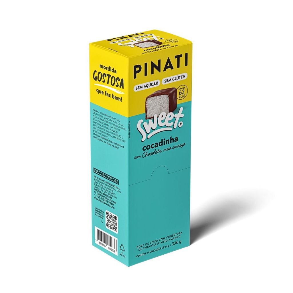Caixa 24un Pinati Sweet Cocada 14G