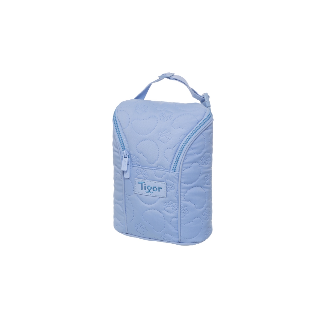 PORTA MAMADEIRA BOLSA FRASQUEIRA TÉRMICA TIGOR AZUL LITLLE SHINE