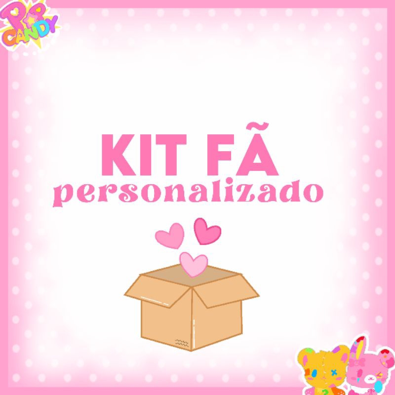 ♡݂   𓎟𓎟   Kit fã personalizado com 20 itens