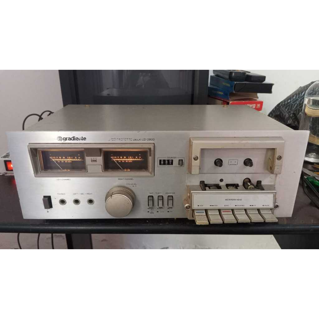 Tape Deck Gradiente Cd-2800 P/ Conserto/peças 127/220v (Usado) #