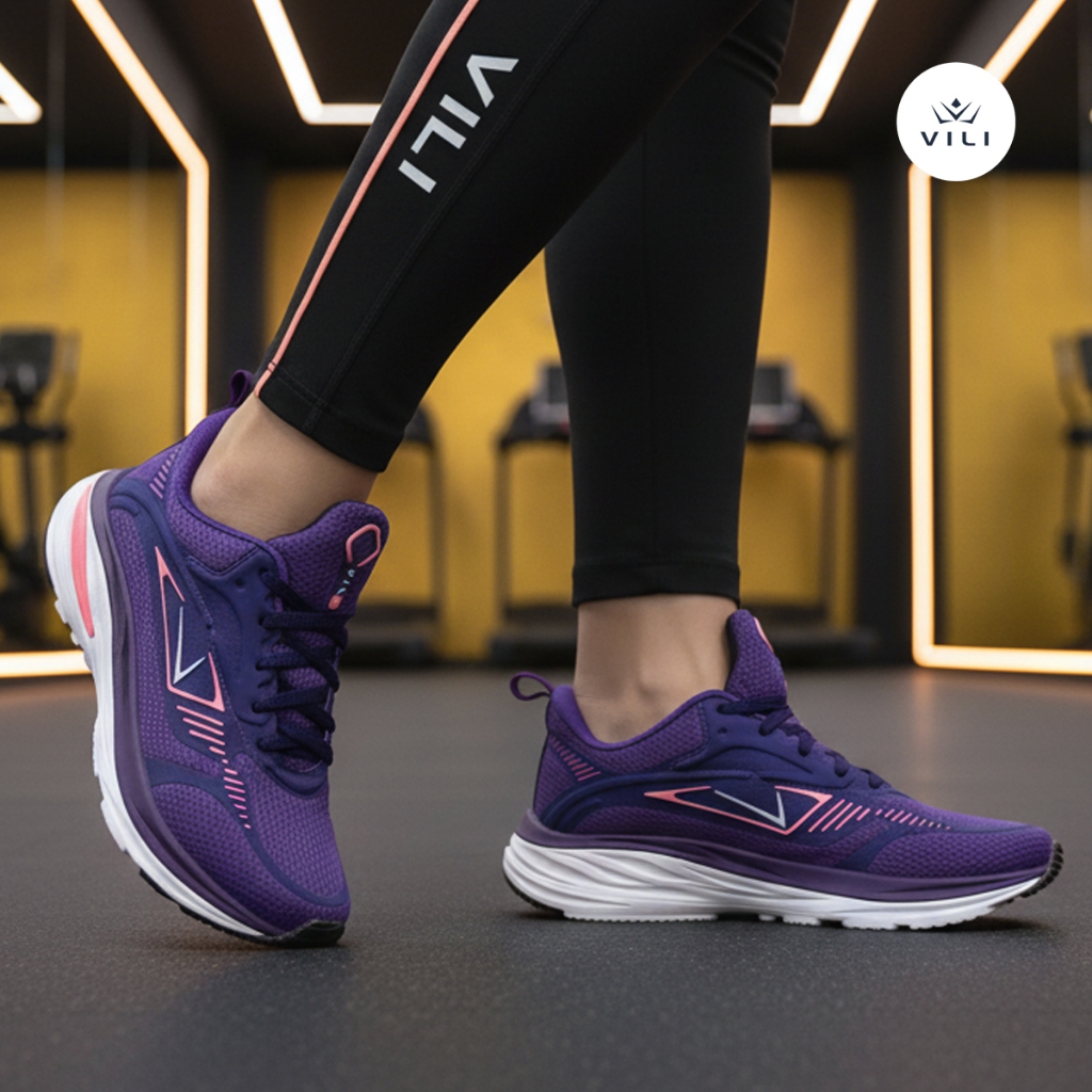 Tênis Feminino Vili Fusion Esportivo Masculino Academia 232G Roxo em Oferta na Shopee