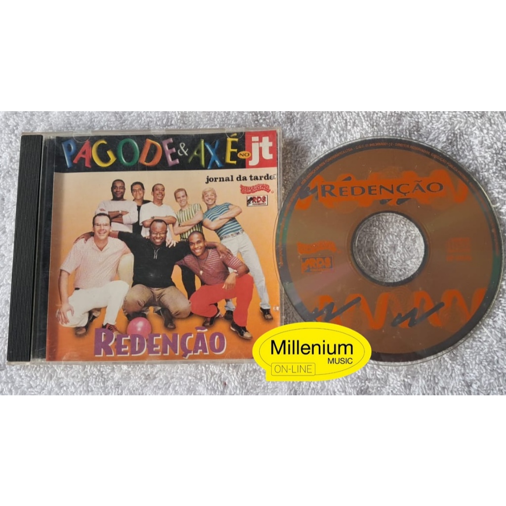 CD Redenção É Natural   Pagode & Axé No JT 1998 Colecionador Ótimo Estado