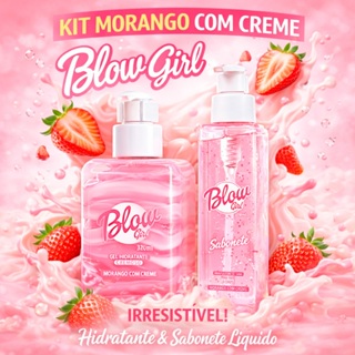 Kit Hidratante Corporal Beijavel Sabonete Liquido Morango com Creme Blow Girl Pele Cheirosa e Macia em Oferta na Shopee
