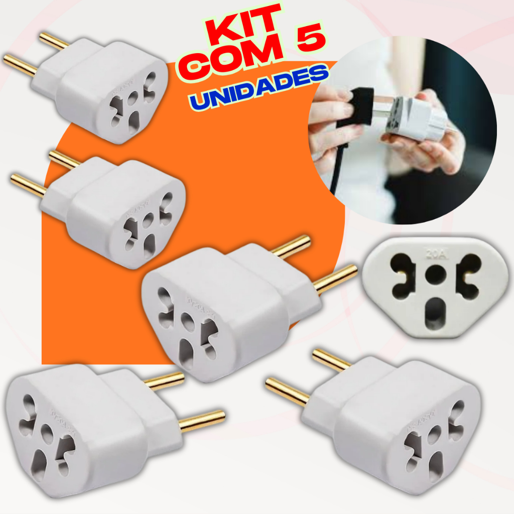 Adaptador de Tomada Bob LOVE Alta Temperatura - Ideal para Chapinha e Cozinha