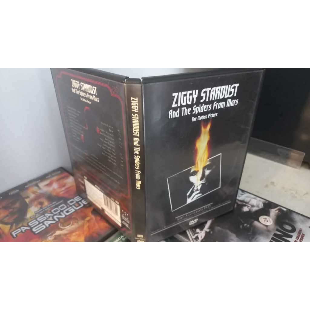 Dvd Ziggy Stardust And The Spiders From Mars - Excelente c/ Encarte IMP David Bowie raro