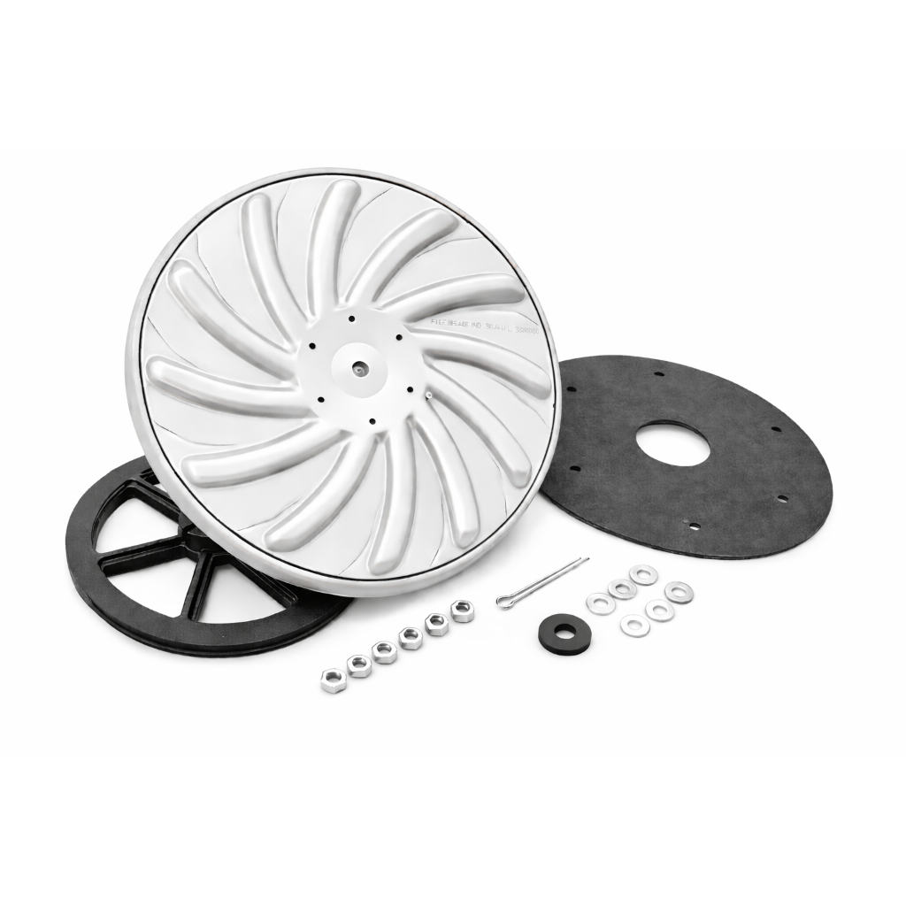 Kit Agitador Batedor Original Fioreta Tanquinho Lavadora Cor Prata