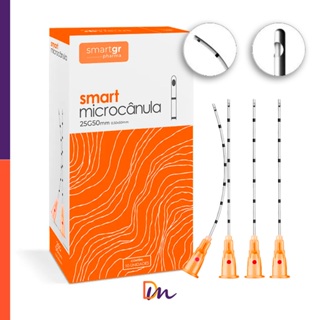Smart Microcânula 25G X 50mm Caixa Com 10 Unidades - Smart Gr em Oferta na Shopee