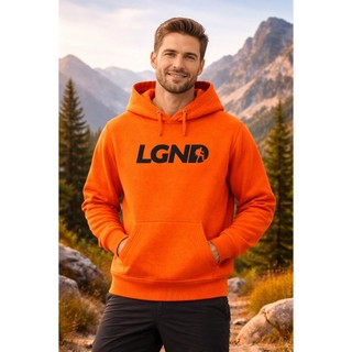 Moletom Lançamento LGND Moletom Novo e Estiloso Laranja, Preto, Cinza, Branco e Bege Do P ao GG