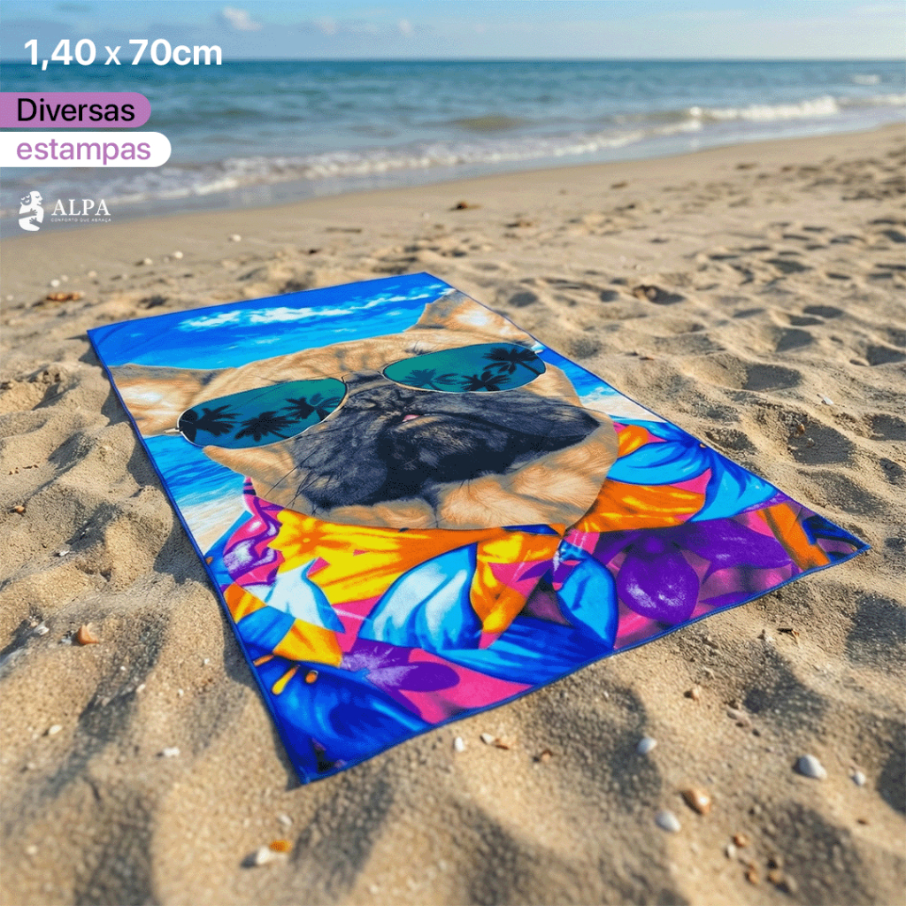 Jogo 3 Toalhas Banhão Luxo Aveludadas Extra Grande Alta Absorção Ideal para Praia e Banho - Cores Vivas