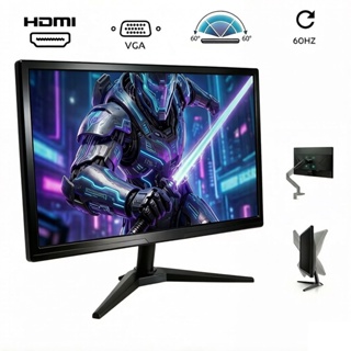 Novo Monitor HD de 20/21/22/24 polegadas Interface dupla Tela de computador Escritório Casa Tela LCD em Oferta na Shopee