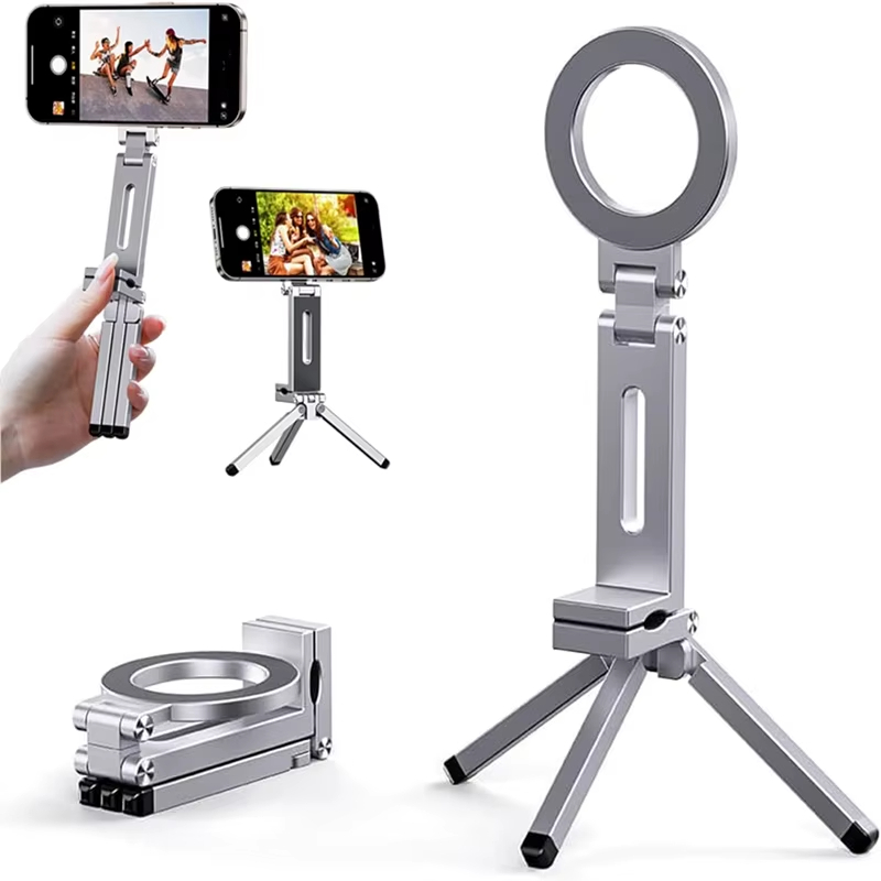 Suporte universal magnético para celular, dobrável e giratório para selfies em Oferta na Shopee