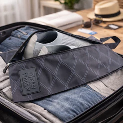 Porta-Sapato Jacki Design Resistente à Água – Estampa Listrada, Leve e Prática