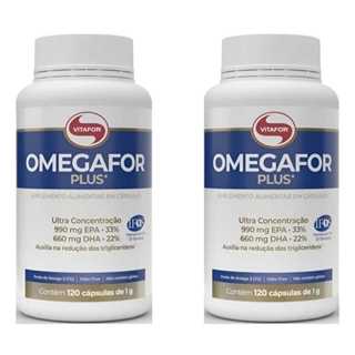 2x Omegafor Plus Vitafor Omegafor Plus 120 Cápsulas Omega 3 Sabor Cápsulas em Oferta na Shopee