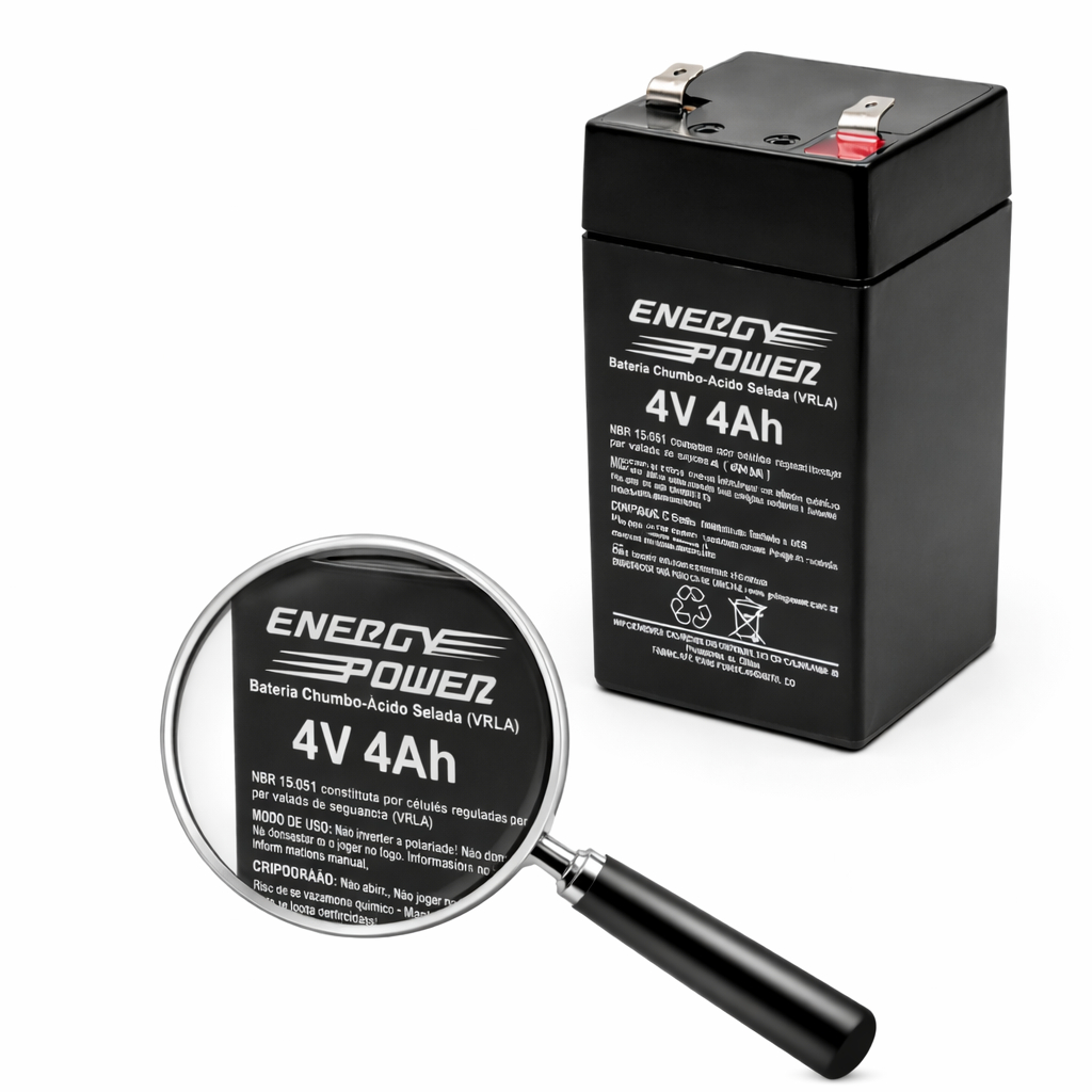 Bateria 4v 4ah Multiuso - Automação, Balanças, Hobbies