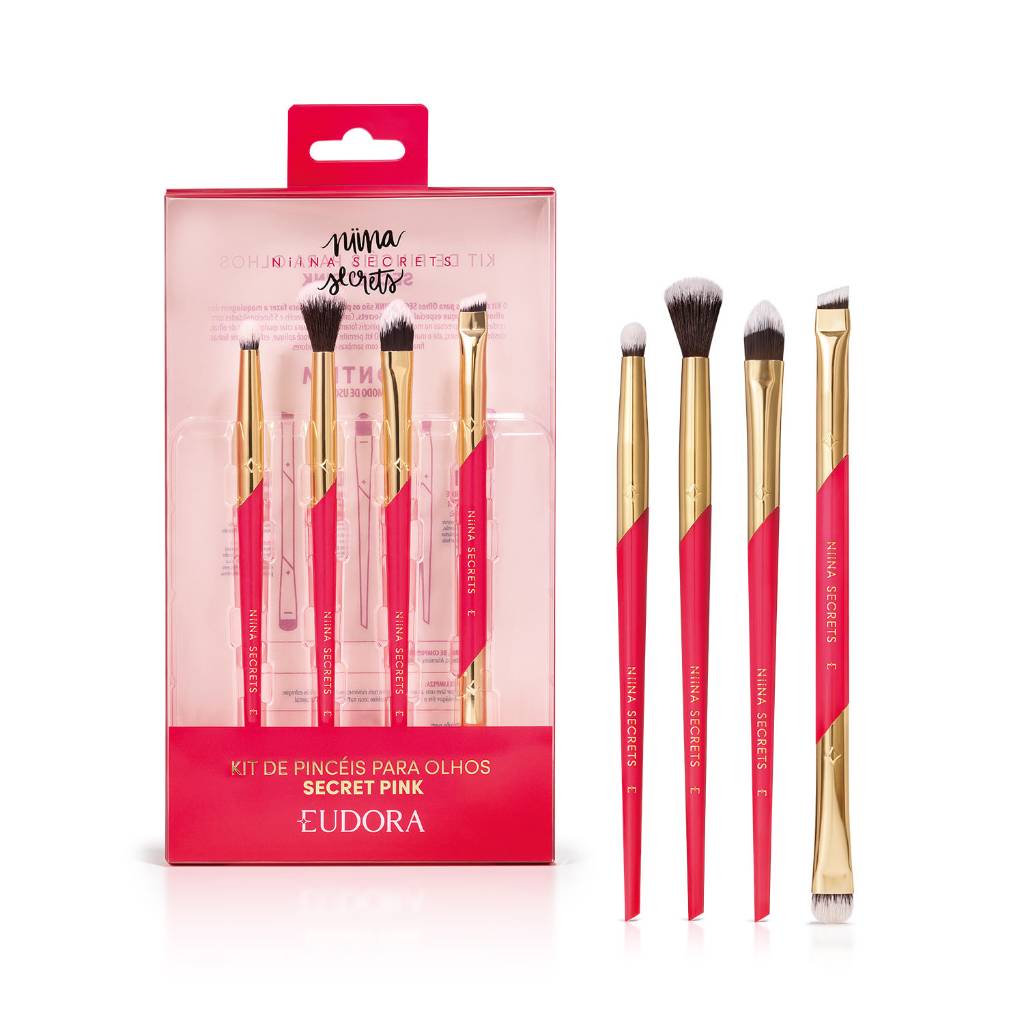 kit pinceis p/olhos niina secrets eudora