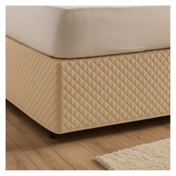 Saia Pra Cama Box Com Elástico Matelado Ultrassônico Tecido Microfibra 1 Peça — imagem 2 de 2