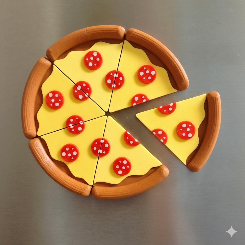 Kit Imã de Geladeira Pizza Divertido Decorativo Presente Criativo Enfeite Cozinha Decoração Gourmet em Oferta na Shopee