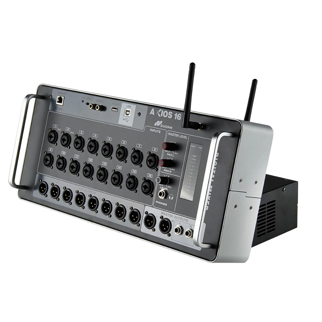 Mesa De Som Digital Duonn Sound Axios 16 Rack 16 Canais Digital Profissional Com DSP Wifi