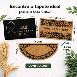 Tapete Porta Entrada Casa Capacho Vinil Super Print 40cm X 60cm Kapazi em Oferta na Shopee