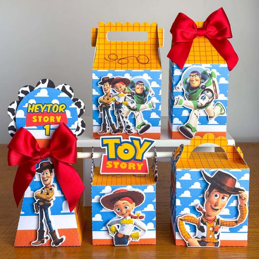 Kit Festa Toy Story  l Personalizados l Lembrancinha para Festa l kit Caixas Personalizadas Mesversário aniversário