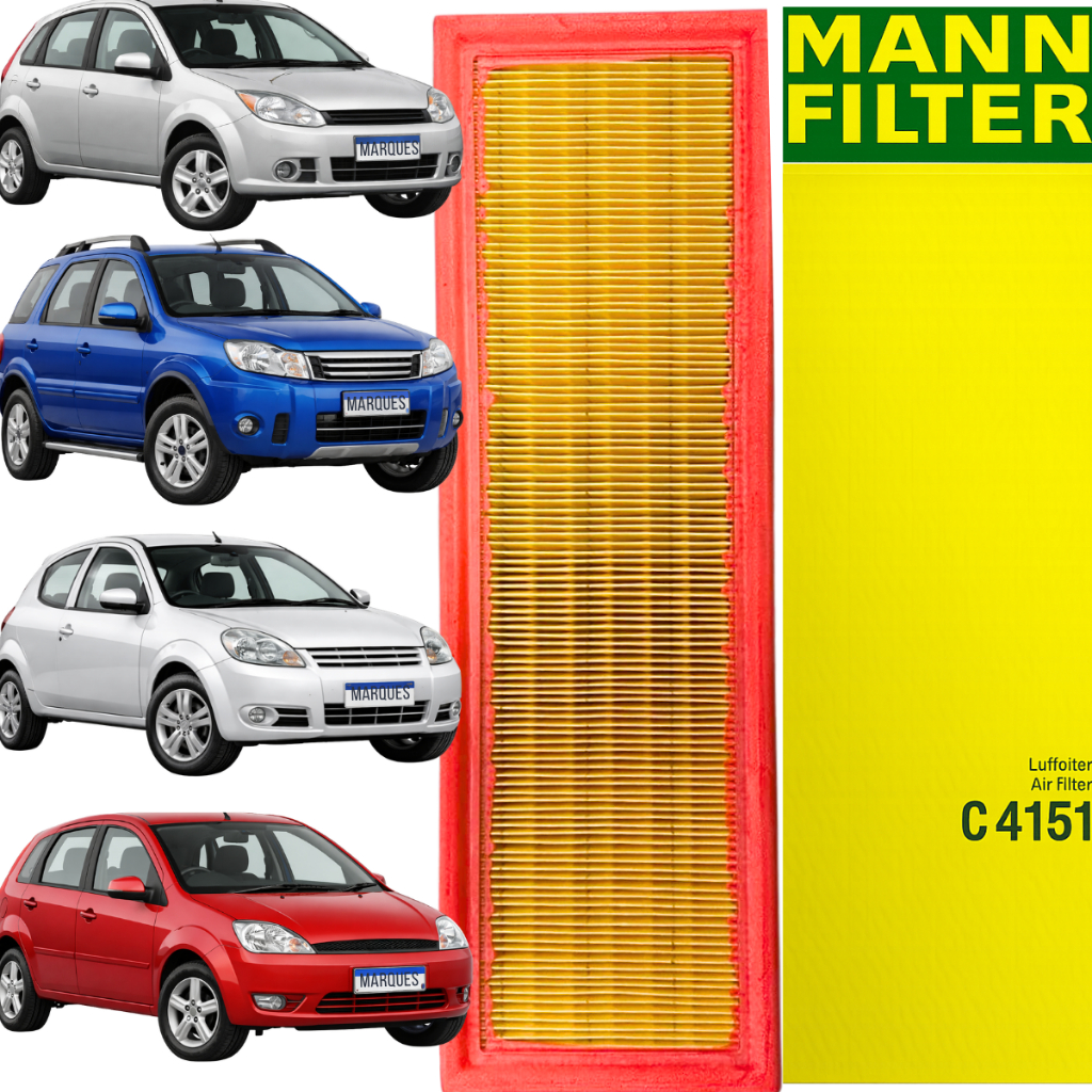 Filtro De Ar Mann Original C4151 Ford Ecosport Fiesta Ka