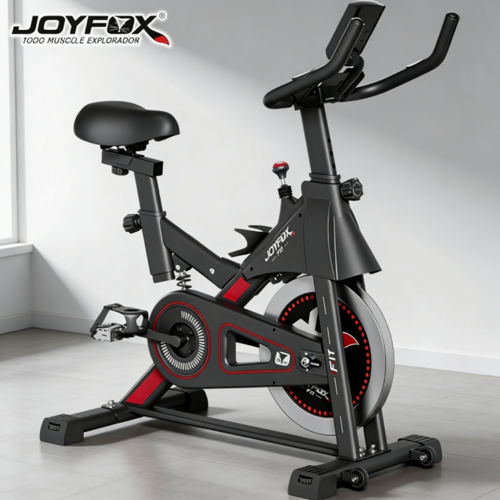 Bicicleta Spinning Ergométrica Fitness para Casa Silenciosa com Controle de Intensidade + Copo Grátis em Oferta na Shopee