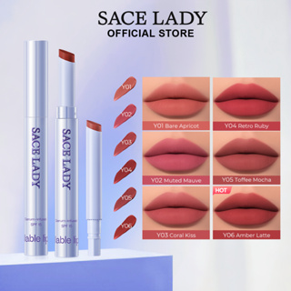 Batom Creme SACE LADY Matificado com Base Giratória alta pigmentação para o dia a dia em Oferta na Shopee