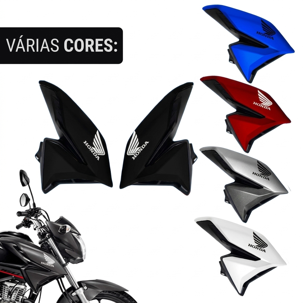 Carenagem Par Aba Asa Tanque Honda Cg Titan 160 2022 2023 2024 Cores