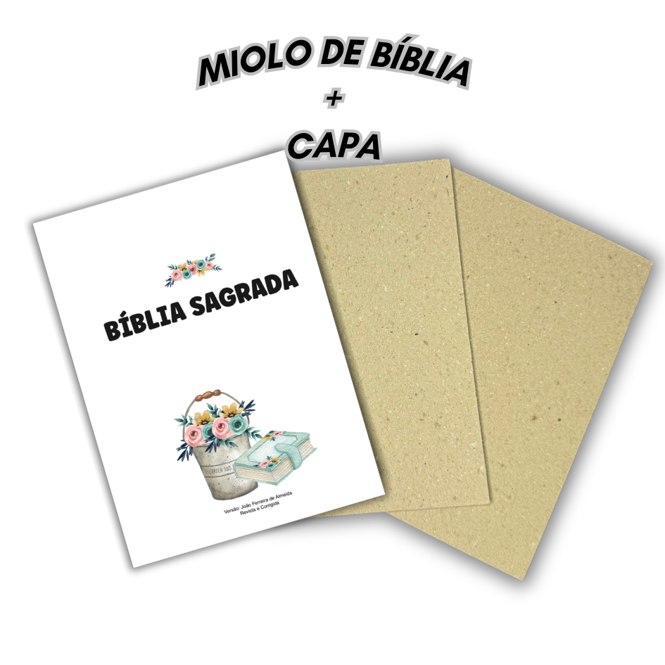 Miolo de Bíblia Sagrada - Modelo 4 - Impresso A5