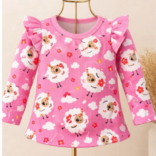 Blusa Manga Longa Meia Estação Roupa Infantil do 2 ao 10 Canelada Inverno em Oferta na Shopee