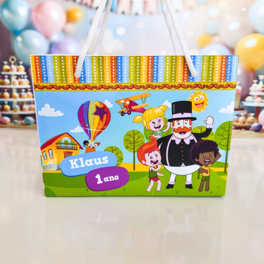 Sacolinha Surpresa personalizada MUNDO BITA - Personalizados SACOLAS BITA  -  PEGUE E MONTE