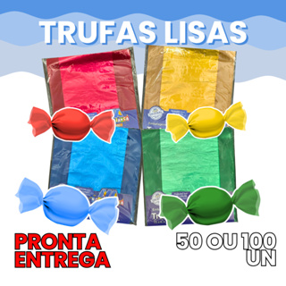 50 100 Embalagem para trufas Lisas 15x16 cm Nova Aliança Embalagens em Oferta na Shopee