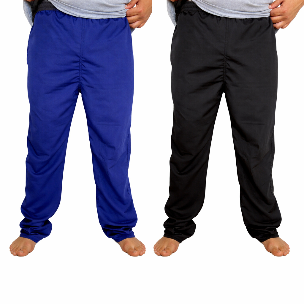 Kit 2 Calças Tactel Masculina 100% Poliéster Leve e Confortável – Academia, Lazer e Dia a Dia em Oferta na Shopee