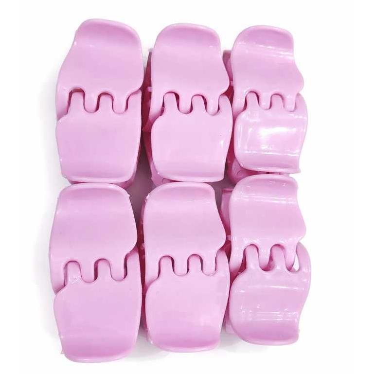 120 Unidades Piranha Media para cabelo Varias cores - Prendedor de Cabelo TIME em Oferta na Shopee