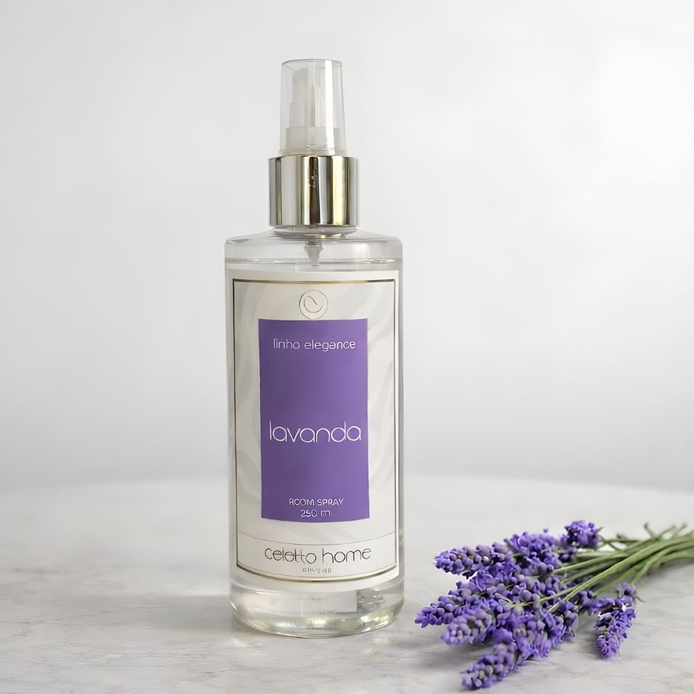 Imagem Aromatizador Home Spray Lavanda 250ml  Odorizador de Ambiente Perfume Relaxante para Casa