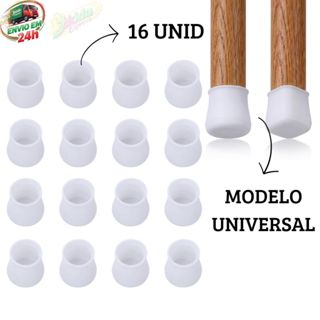 Kit 16 Protetores De Silicone Para Pés De Cadeiras E Mesas - Pezinhos Redondos, Antiderrapantes e Duráveis em Oferta na Shopee