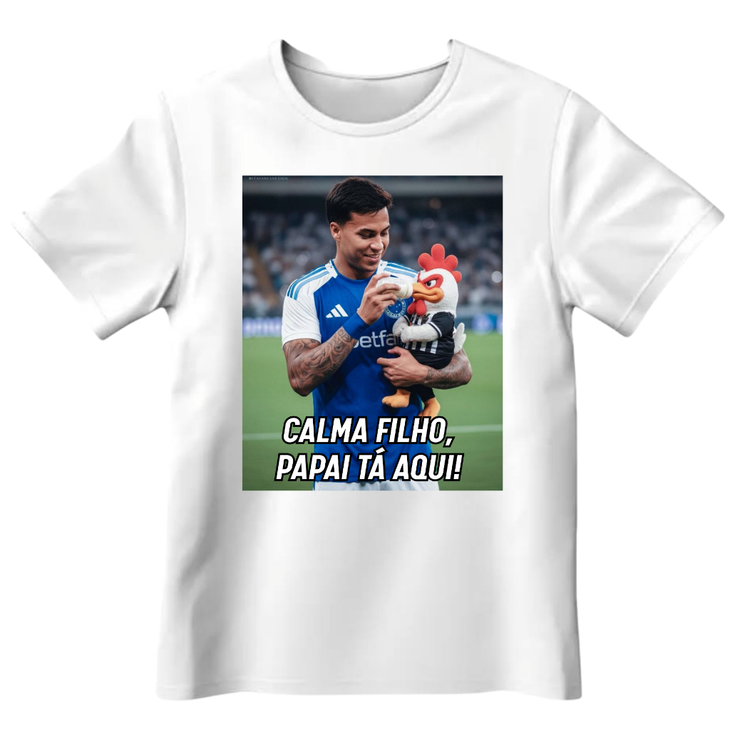 Camiseta Infantil Kaio Jorge Cabuloso Raposa Torcida Blusa Futebol