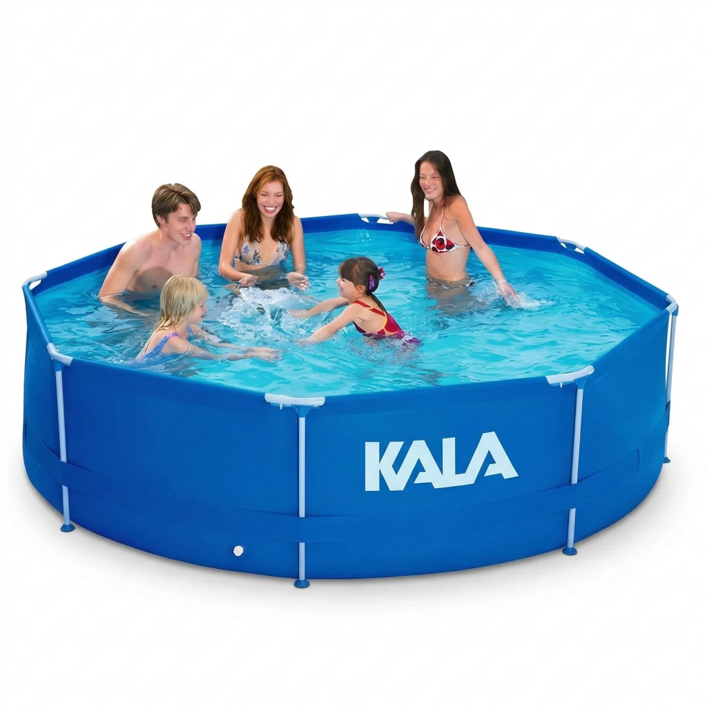Piscina Estruturada Armação Metal 6700 Litros Kala 3.66 Metros Lona Reforçada Verão Família