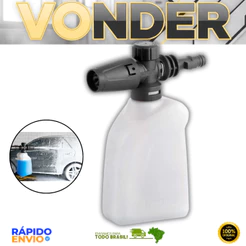 Aplicador De Detergente Snow Foam Vonder Lavadoras de Alta Pressão Resistente Premium Oferta Top