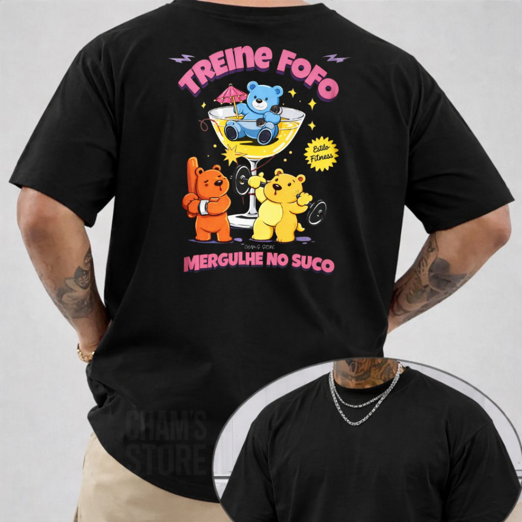 Camisa Camiseta Masculina e Feminina Oversized 100% algodão premium treino fofo Blusa musculação treino fit  academia.